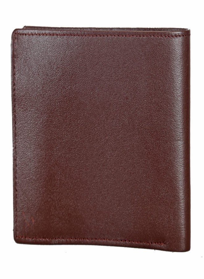Adamis Bifold Men’s Wallet with Flip ID, with 6 Card Slots and 2 Compartments,Brown - Image 2